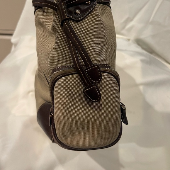 Prada Milano Logo Canvas Shoulder Bag - Picture 6 of 9